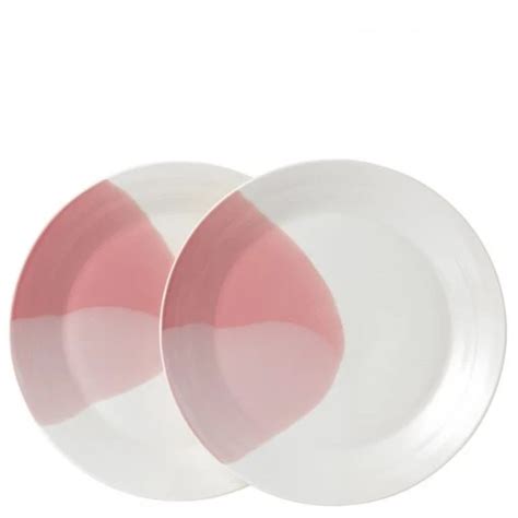 Set Of 2 Dinner Plates LV By The Pool 